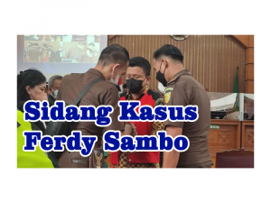 sidang ferdi sambo