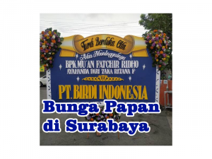 bunga papan di surabaya