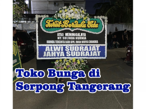 jual karangan buga di serpong