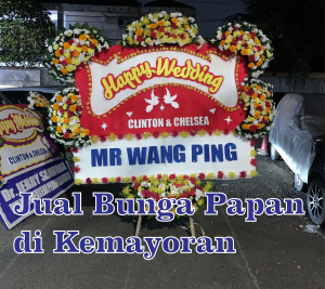 jual bunga papan di kemayoran